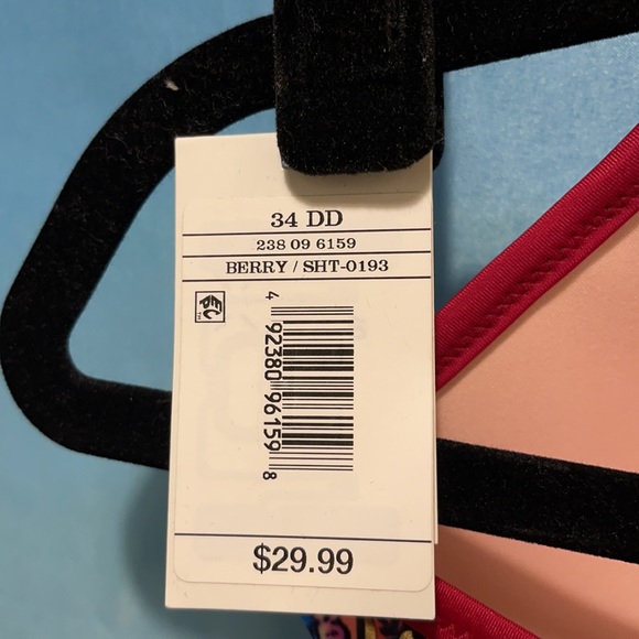 NWT- SHADE SHORE MESH DETAIL BIKINI TOP SZ 34DD - Picture 6 of 9